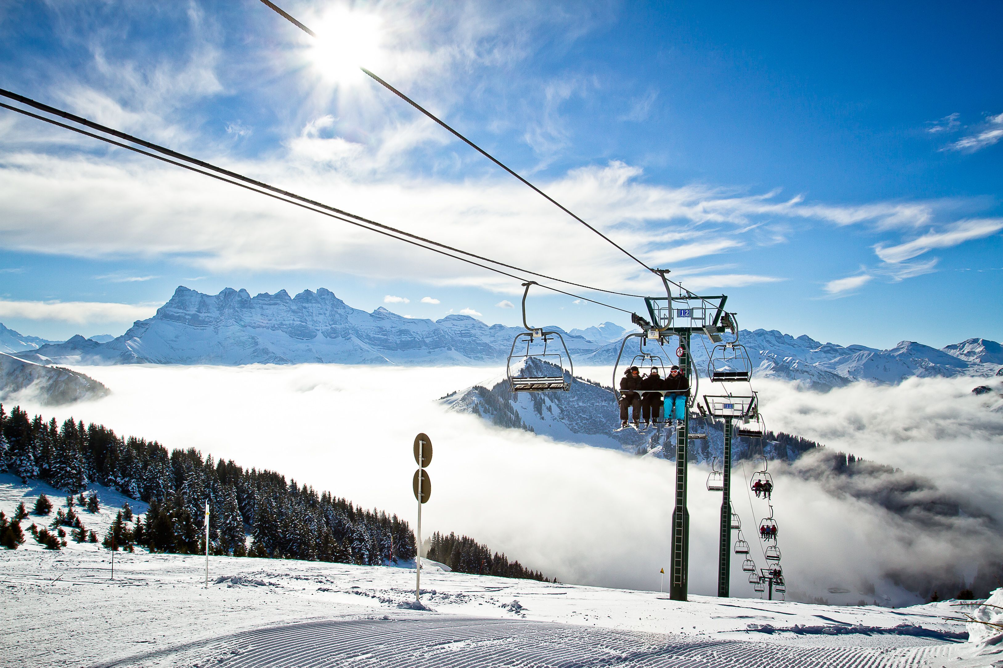 Un nouveau télésiège est en train de sortir de terre aux Portes du Soleil